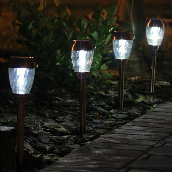 Charleston Solar Path Lights - Copper