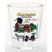 Charleston South Carolina Houses Shot Glass