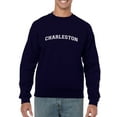 thumbnail image 1 of Charleston Text Men Sweatshirt, Male XX-Large, 1 of 4