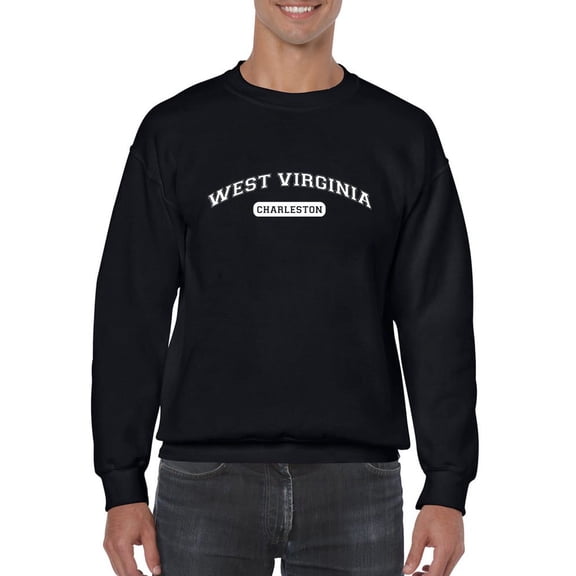 Charleston West Virginia. Men Sweatshirt, Male Large