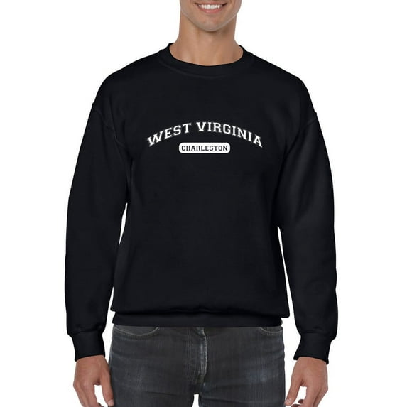 Charleston West Virginia. Men Sweatshirt, Male Large