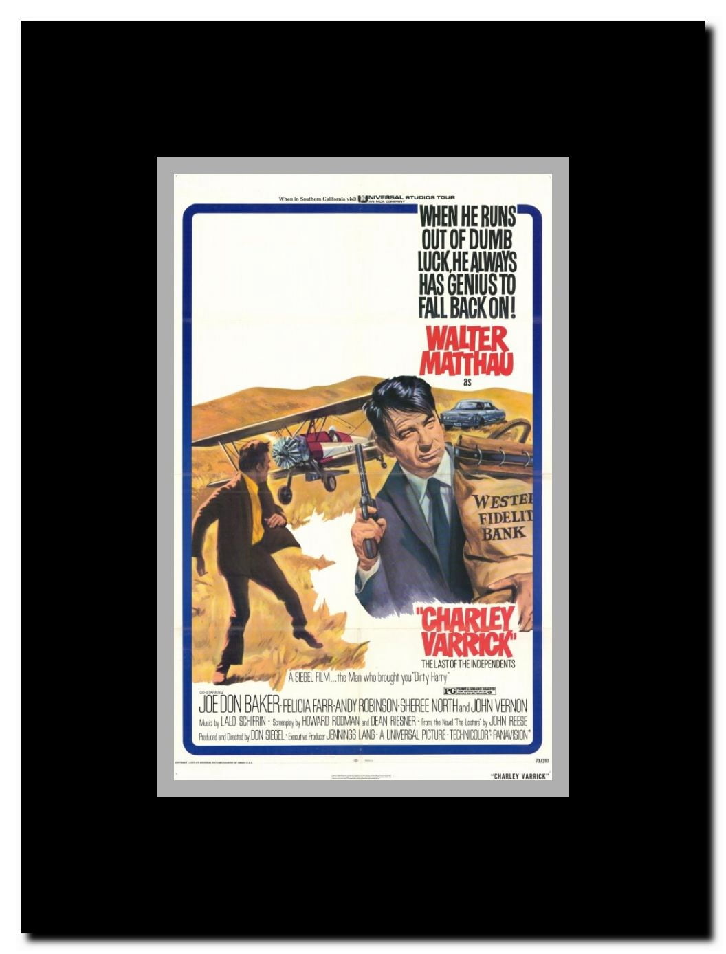 Charley Varrick Framed Movie Poster