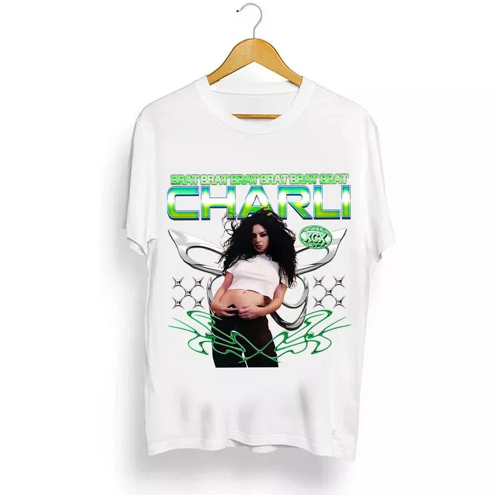 Charli XCX 2024 Tour Shirt Charli XCX Brat Album TShirt