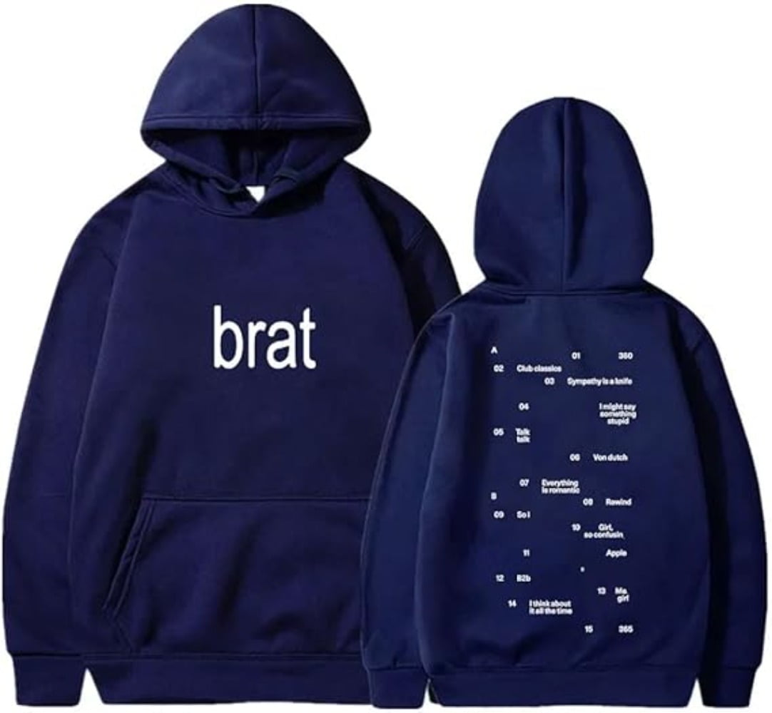 Charli XCX Hoodie Brat Tracklist Sweatshirt for Men and Women Cool