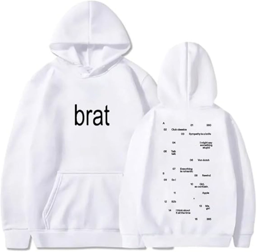 Charli XCX Hoodie Brat Tracklist Sweatshirt for Men and Women Cool