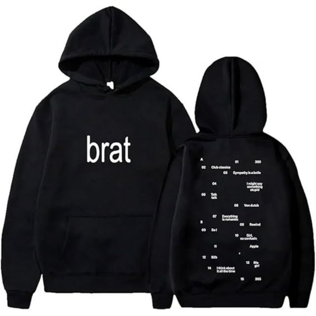 Charli XCX Hoodie Brat Tracklist Sweatshirt for Men and Women Cool