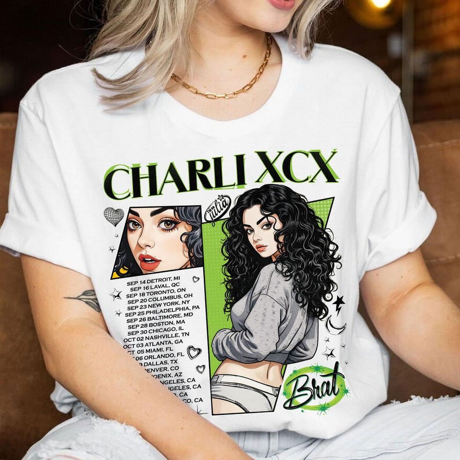 Charli Xcx 360 Shirt Sweat Shirt Party Girl Music Shirt Powerpop