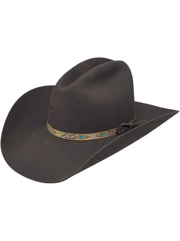Women's High Desert Wool Felt Western Hat (Granite, 7 3/8)