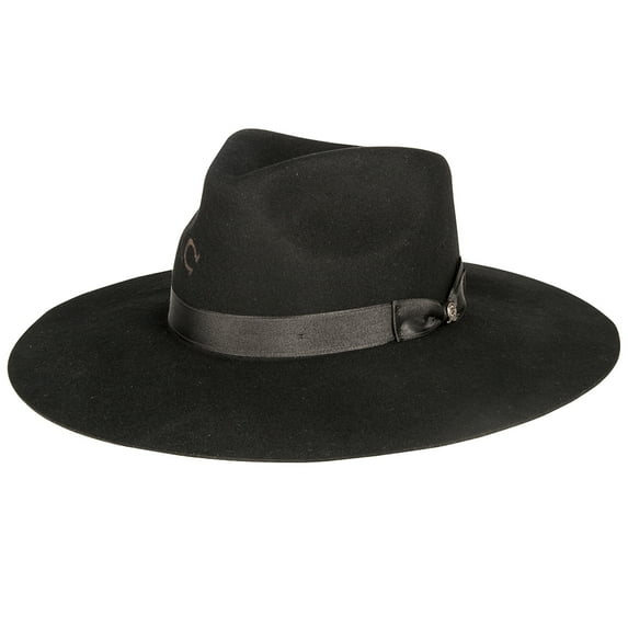 Charlie 1 Horse Women's Highway Wool Western Fashion Hat Black
