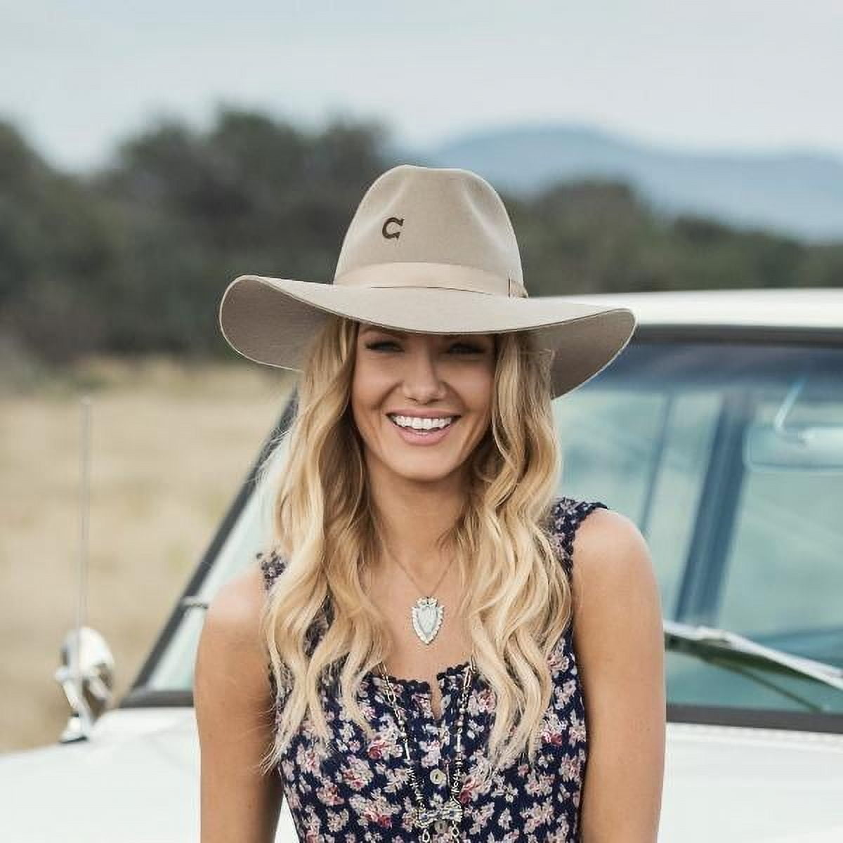 Charlie 1 Horse Ladies Highway Wool Hat Charlie 1 Horse Traveler Wool Hat – McKinney Hat Company main image 4