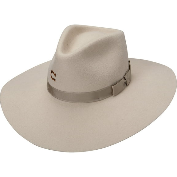 Charlie 1 Horse Women's The Highway Felt Western Fashion Hat Silver Belly Medium