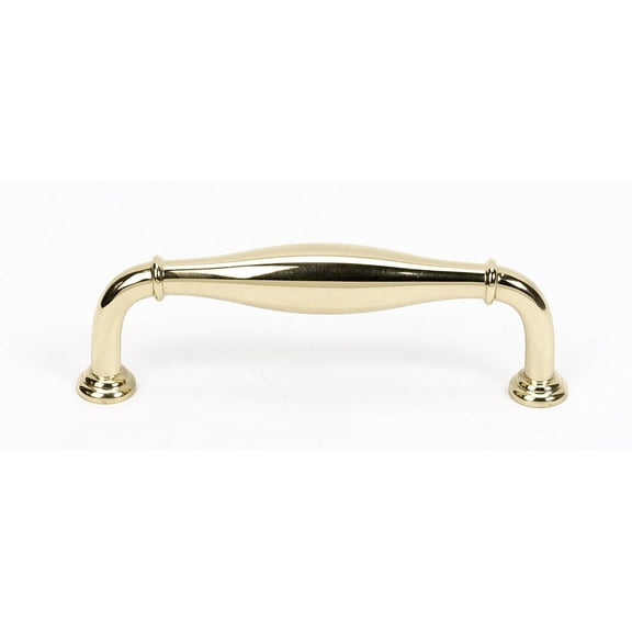 Charlie 3" Center Appliance Pull, Polished Brass