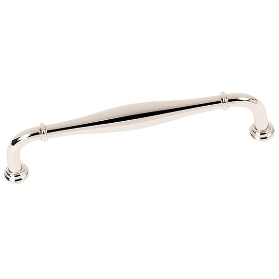 Charlie 6" Center Appliance Pull, Polished Nickel