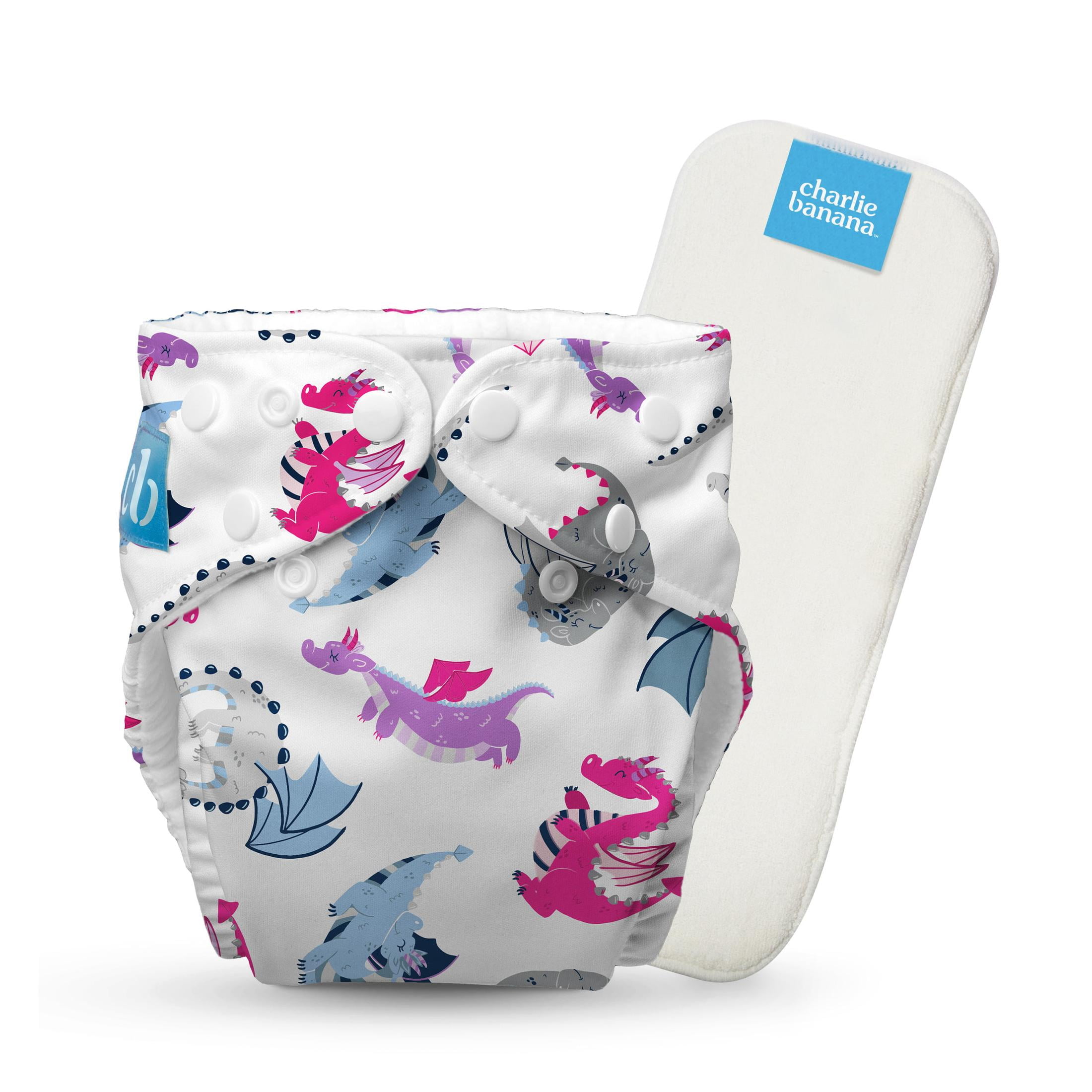 Charlie Banana Baby Washable Reusable Cloth Diapers OneSize Multi