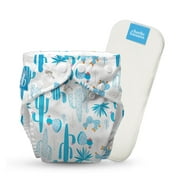 Charlie Banana Baby Washable Reusable Cloth Diapers One-Size Multicolor Cactus Azul - 1 Pack - 0.44 lb