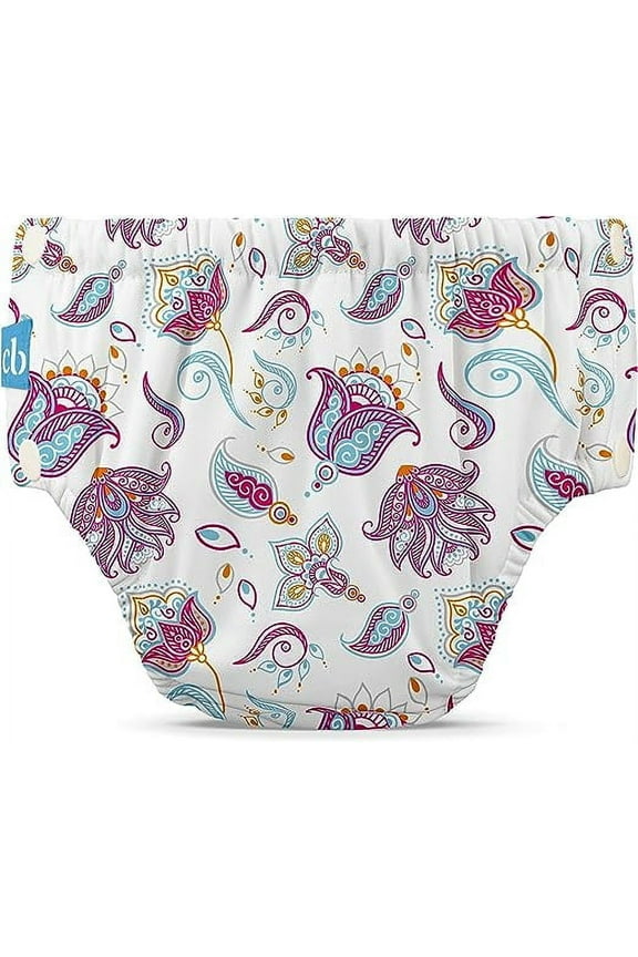 Reusable Training Pants Snaps Multi-Color Cotton Bliss Size L (22-34 lbs) 1 Pack