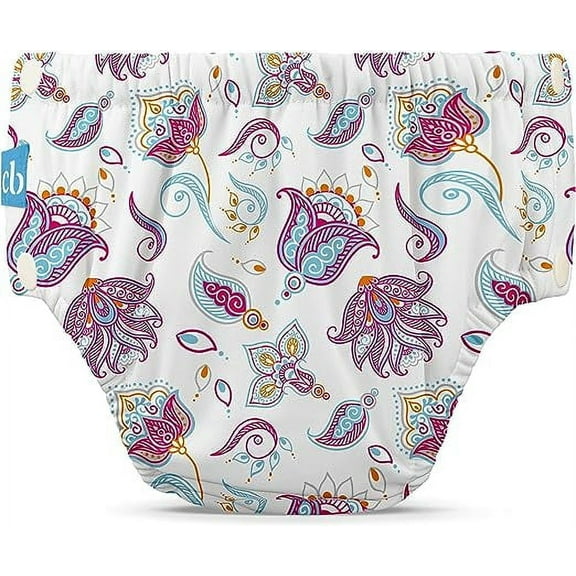 Charlie Banana Reusable Training Pants Snaps Multi-Color Cotton Bliss Size XL (28-41 lbs) 1 Pack