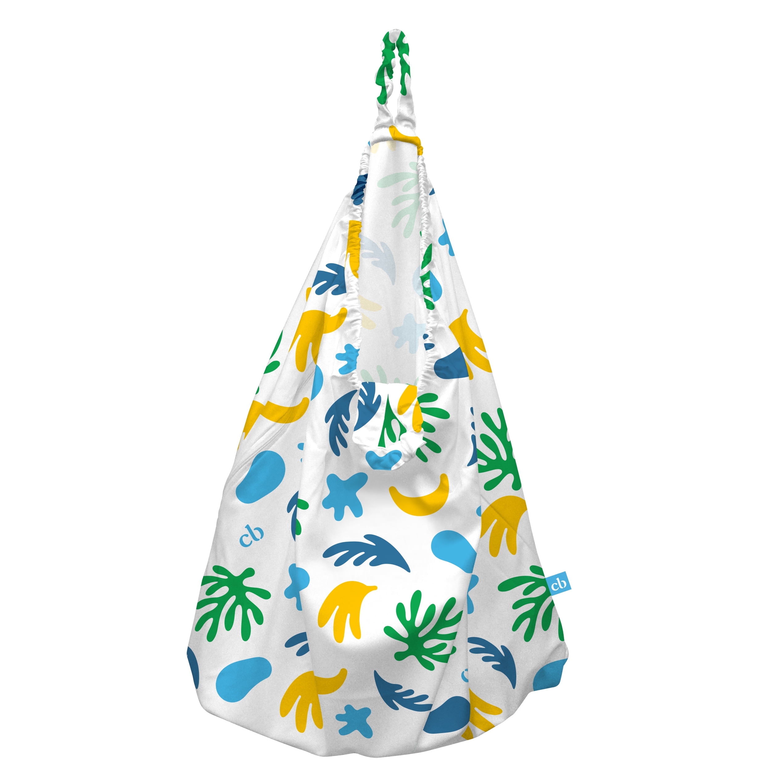 Charlie Banana Reusable and Waterproof Hanging Diaper Pail, Multi-Color CB Leaf - 1 Pack