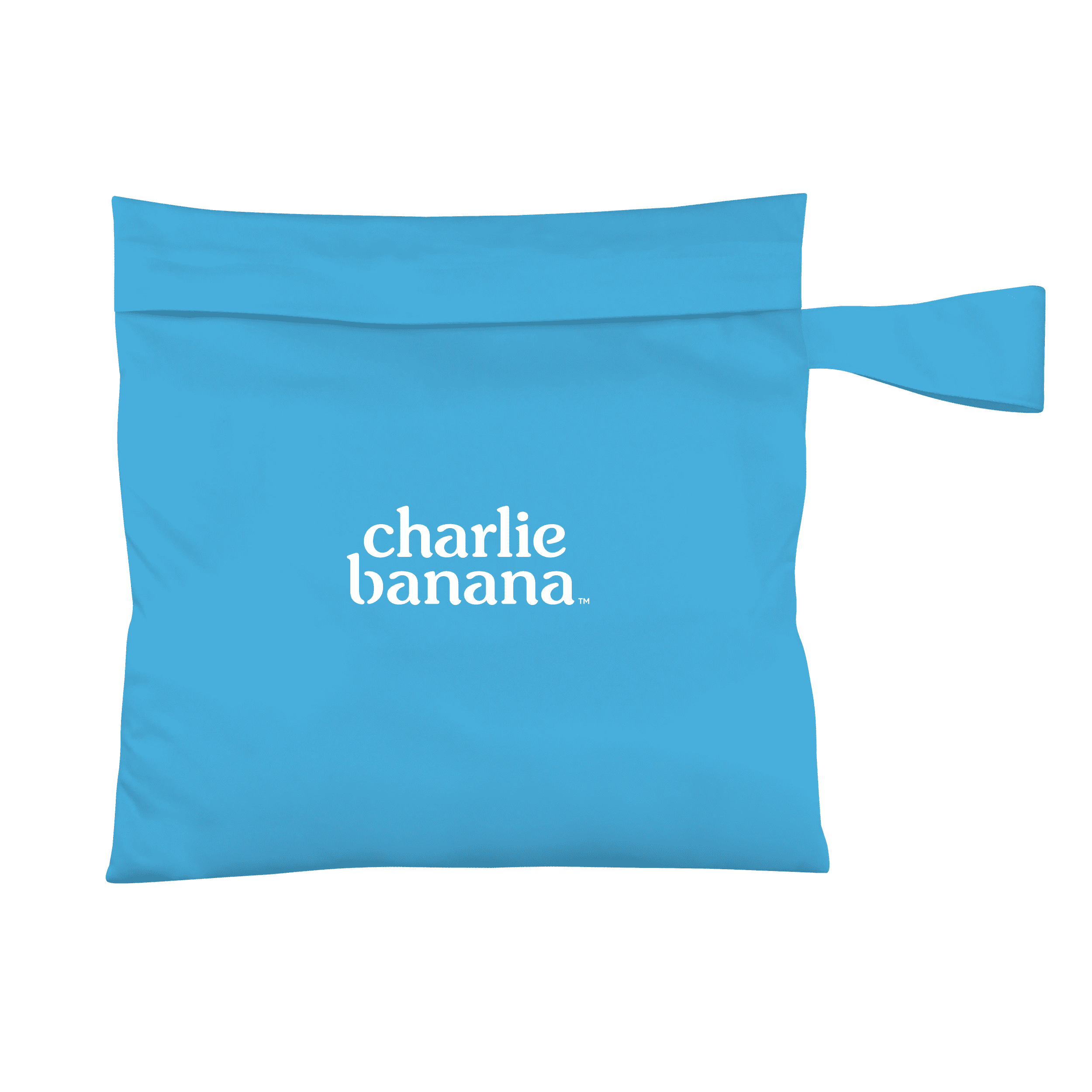 Charlie Banana Waterproof Reusable Tote Bag for Diapers and Swimwear, Multi-Color CB Turquoise - 1 Pack