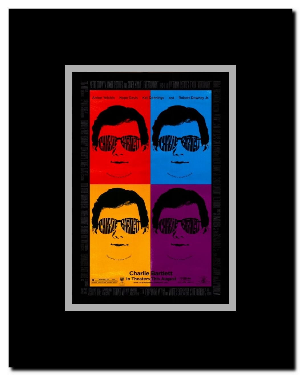 Charlie Bartlett Framed Movie Poster