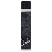 Revlon Charlie Black Body Fragrance Scent of White Musk + Mandarin 75 mL.