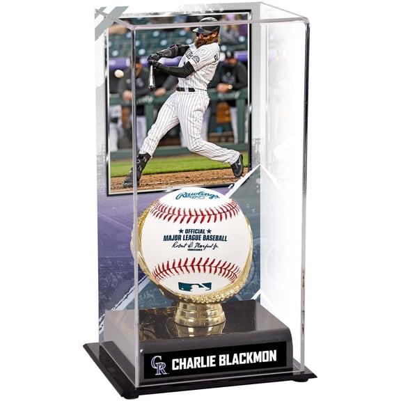 Charlie Blackmon Colorado Rockies Gold Glove Display Case with Image