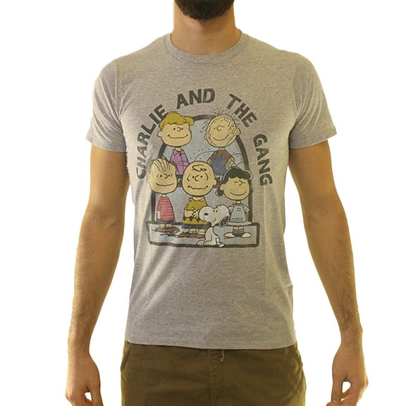 Charlie Brown And The Gang Adult T-shirt