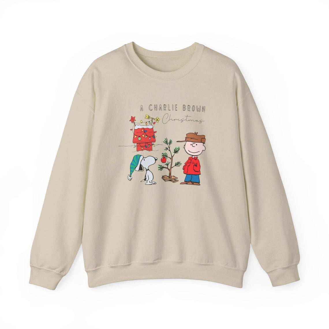 Charlie Brown Christmas Sweater, Peanuts Holiday Sweatshirt, Winter