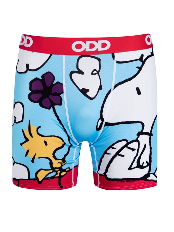 Peanuts Snoopy & Woodstock Boxer Briefs, Mens Underwear, Size L