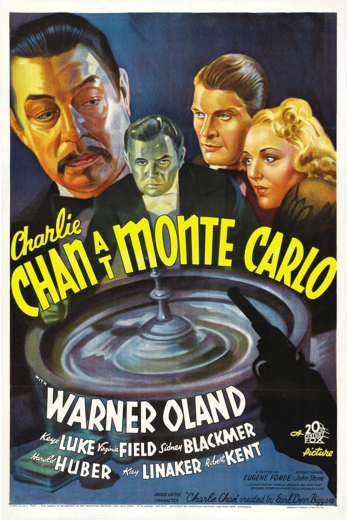 Charlie Chan At Monte Carlo Canvas Art - (11 x 17)