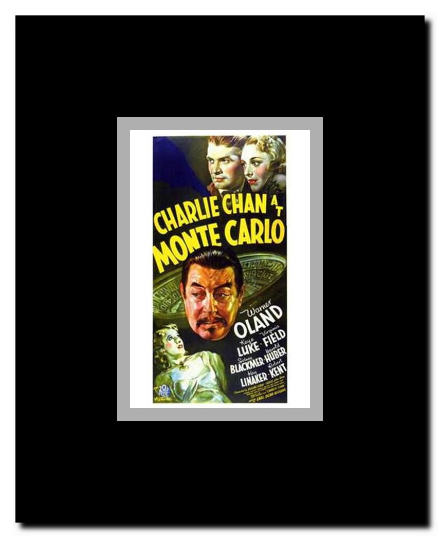 Charlie Chan At Monte Carlo Framed Movie Poster