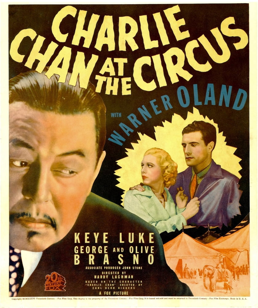Charlie Chan At The Circus Canvas Art - (11 x 17)