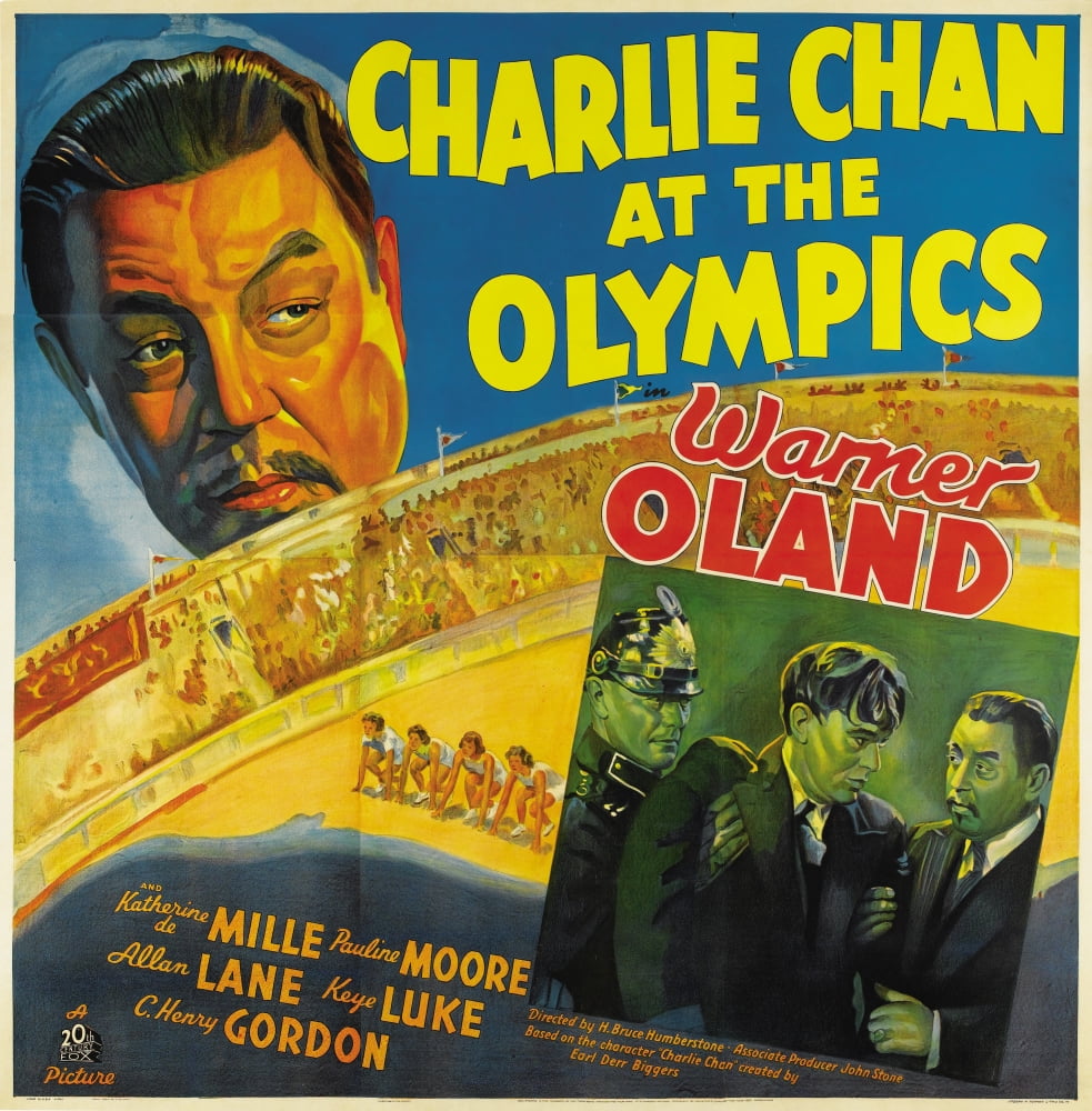 Charlie Chan At The Olympics Canvas Art - (24 x 36)