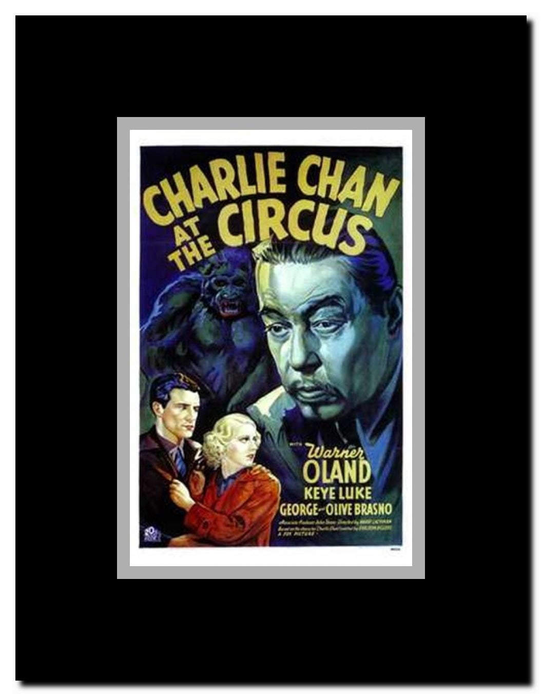 Charlie Chan At the Circus Framed Movie Poster