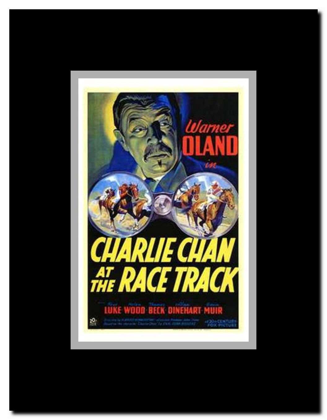Charlie Chan At the Race Track Framed Movie Poster