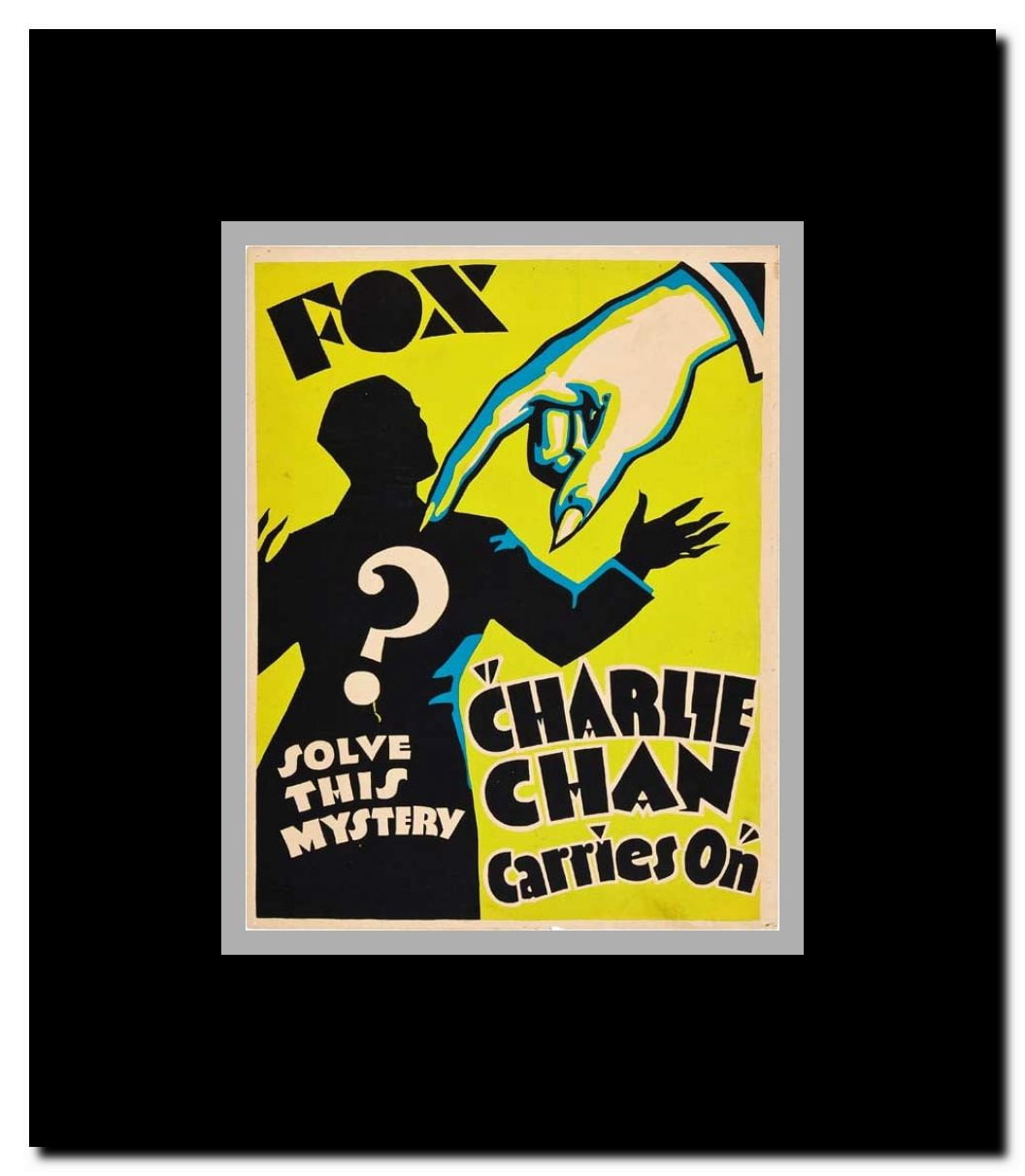 Charlie Chan Carries On Framed Movie Poster