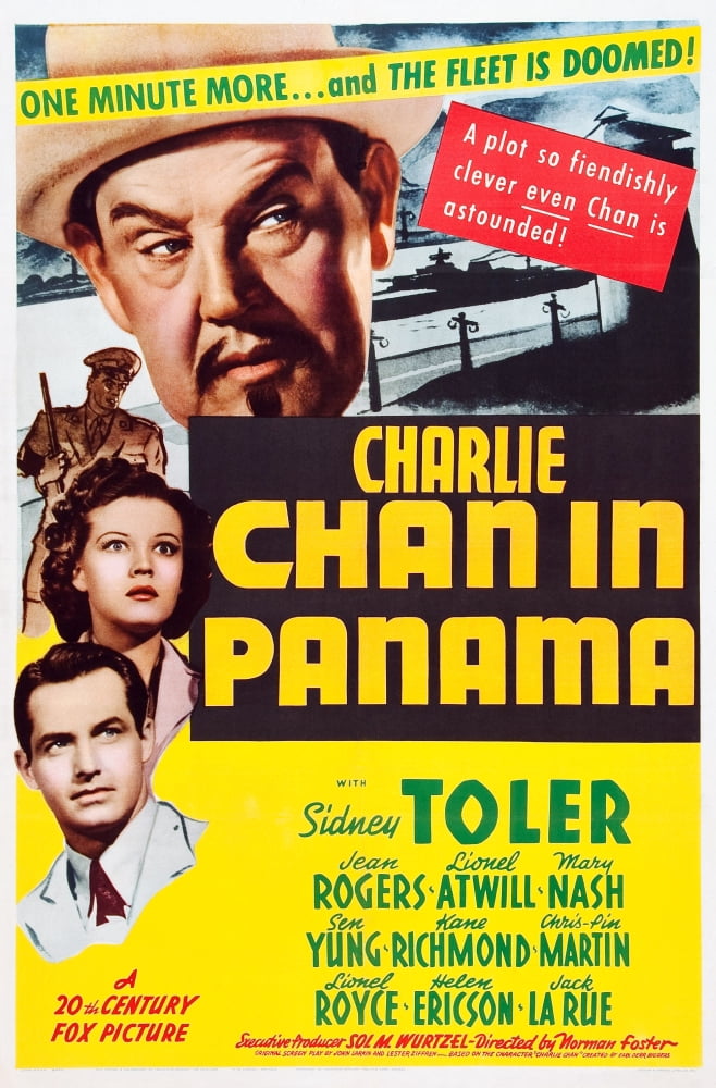 Charlie Chan In Panama U Canvas Art - (11 x 17)