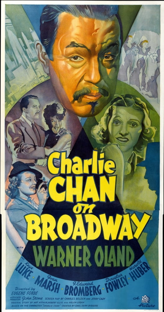 Charlie Chan On Broadway Canvas Art - (11 x 17)