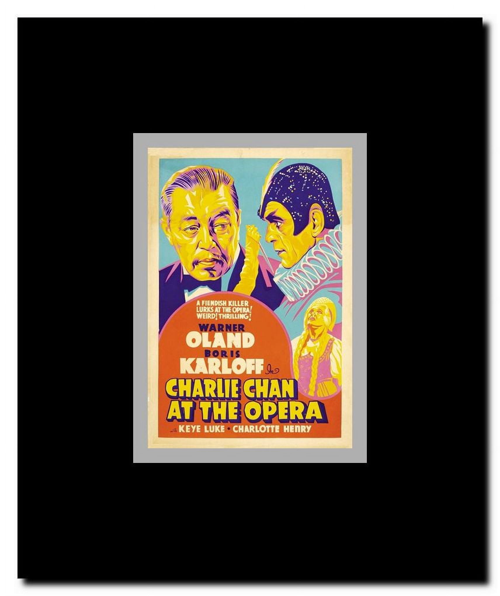 Charlie Chan at the Opera Framed Movie Poster