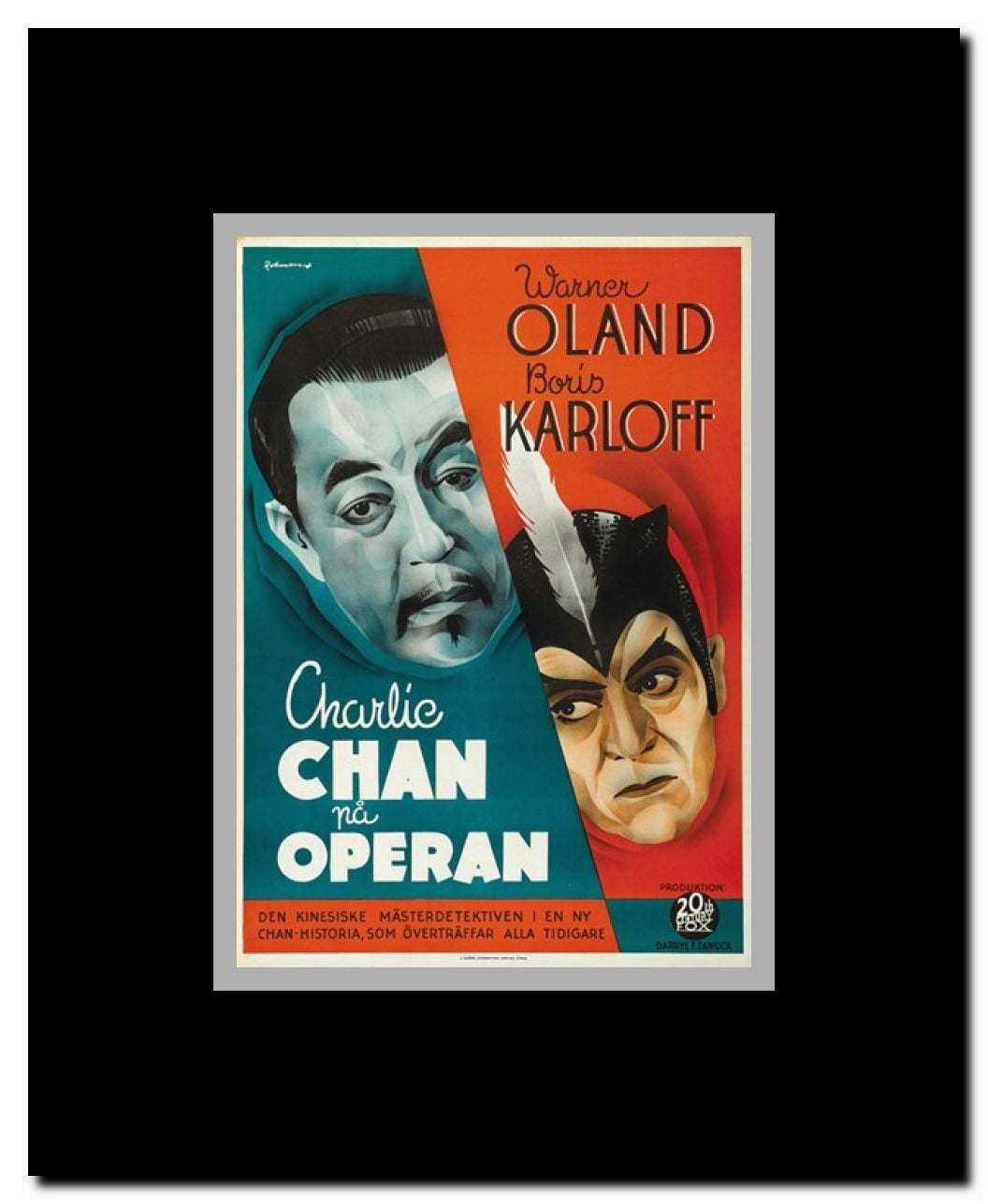 Charlie Chan at the Opera Framed Movie Poster