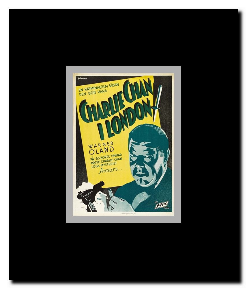 Charlie Chan in London Framed Movie Poster