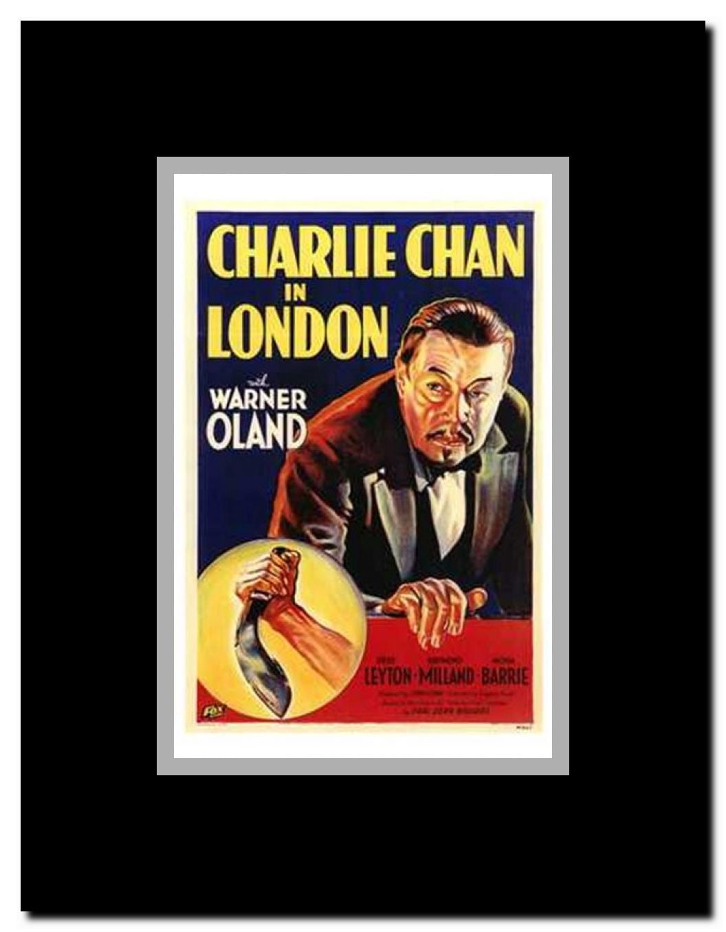 Charlie Chan in London Framed Movie Poster