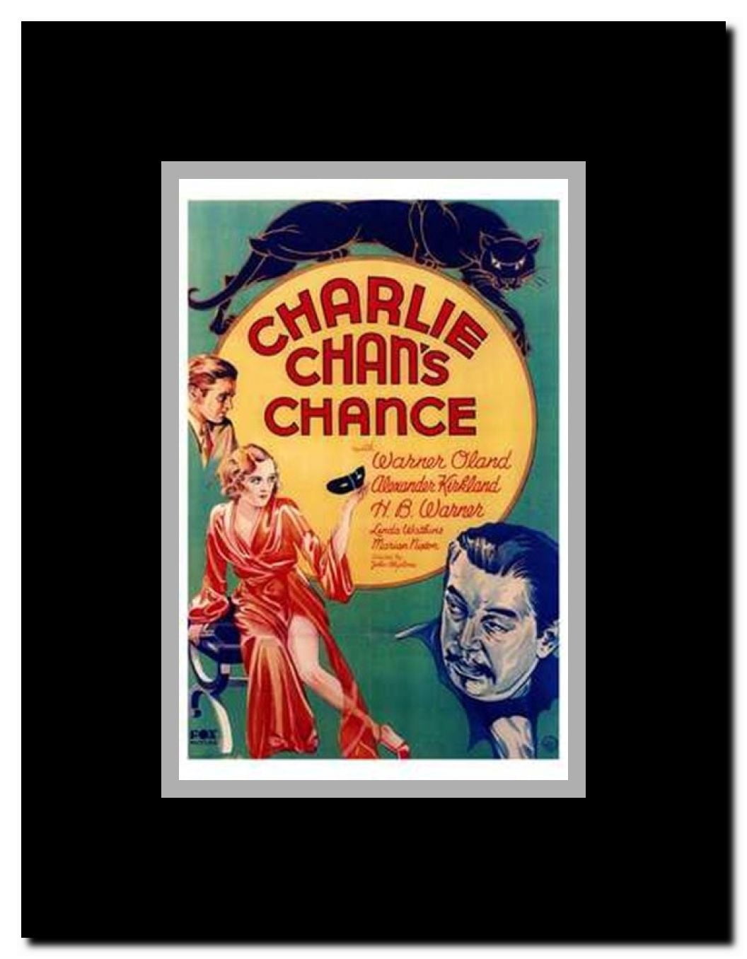 Charlie Chan's Chance Framed Movie Poster