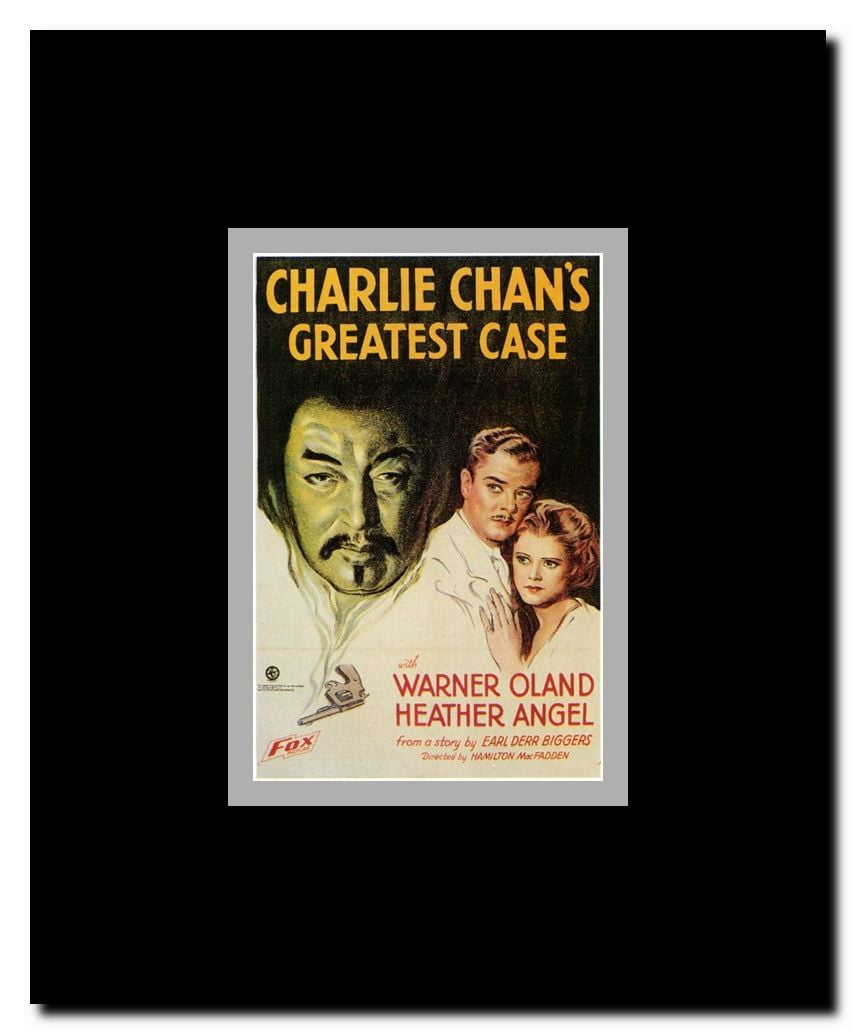 Charlie Chan's Greatest Case Framed Movie Poster