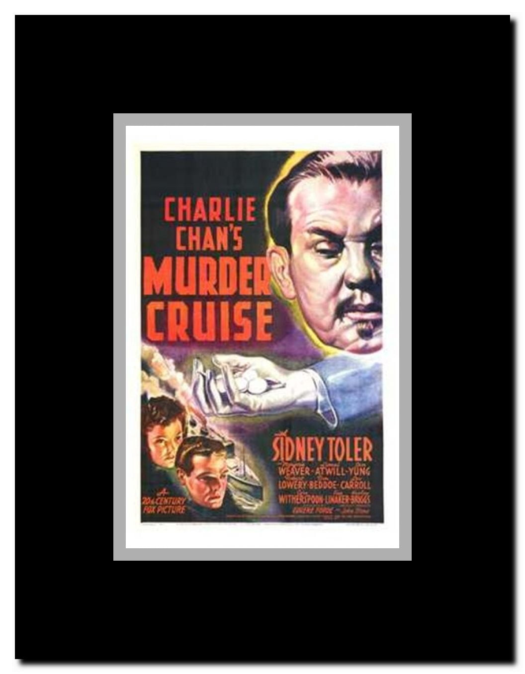 Charlie Chan's Murder Cruise Framed Movie Poster