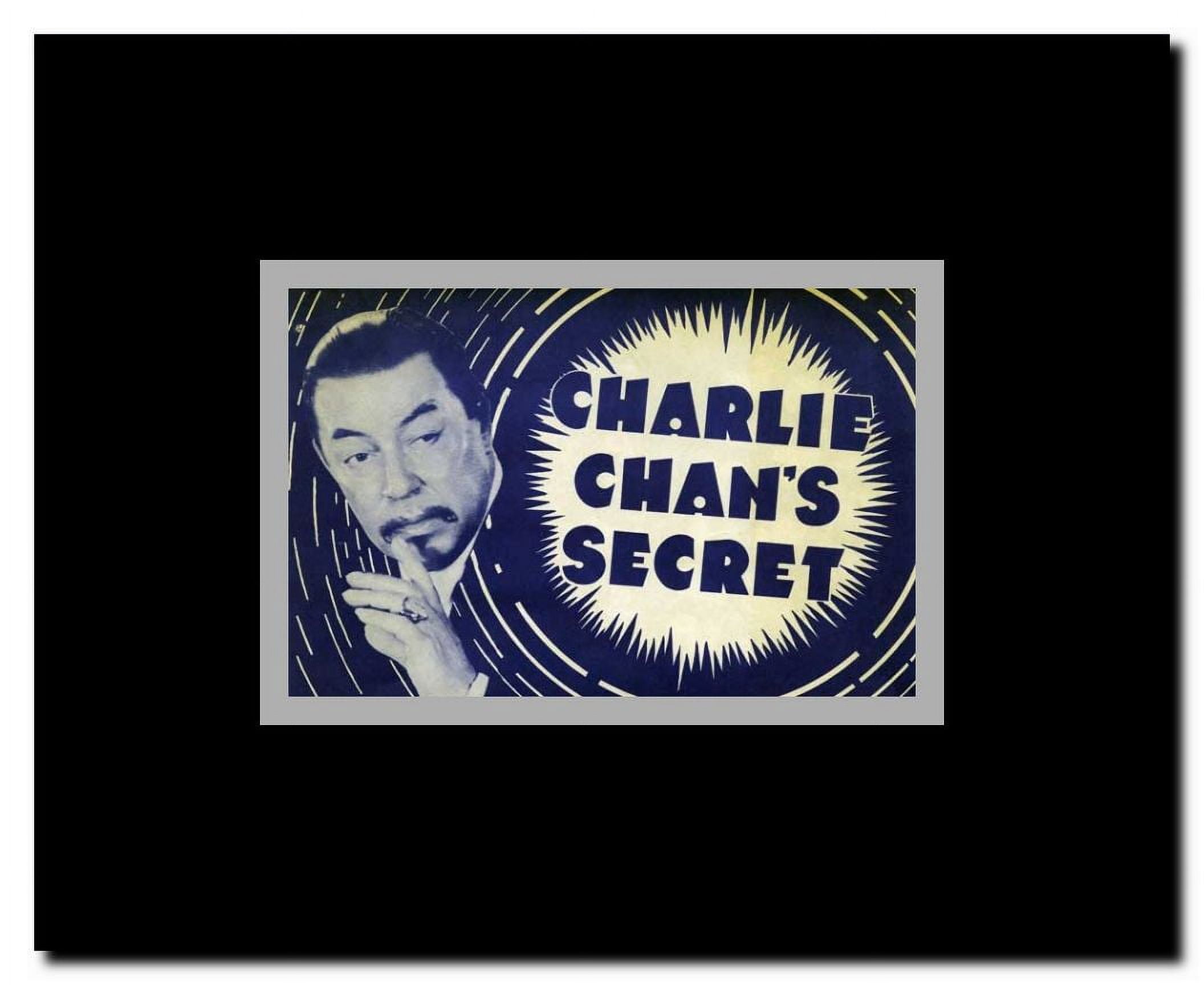 Charlie Chan's Secret Framed Movie Poster