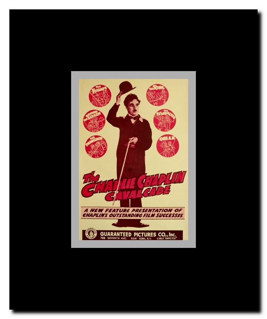 Charlie Chaplin Cavalcade Framed Movie Poster