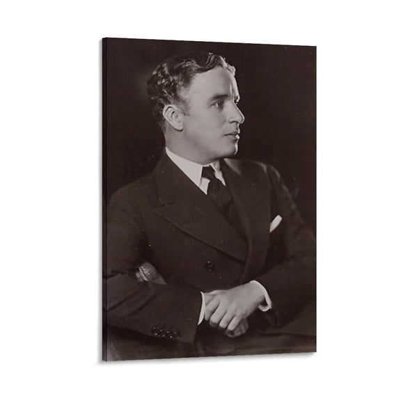 Charlie Chaplin Comic Actor Filmmaker Composer Print Poster (3) Wall Art Poster Gifts Bedroom Prints Home Decor Hanging Picture Canvas Painting Posters 24x36inch(60x90cm)