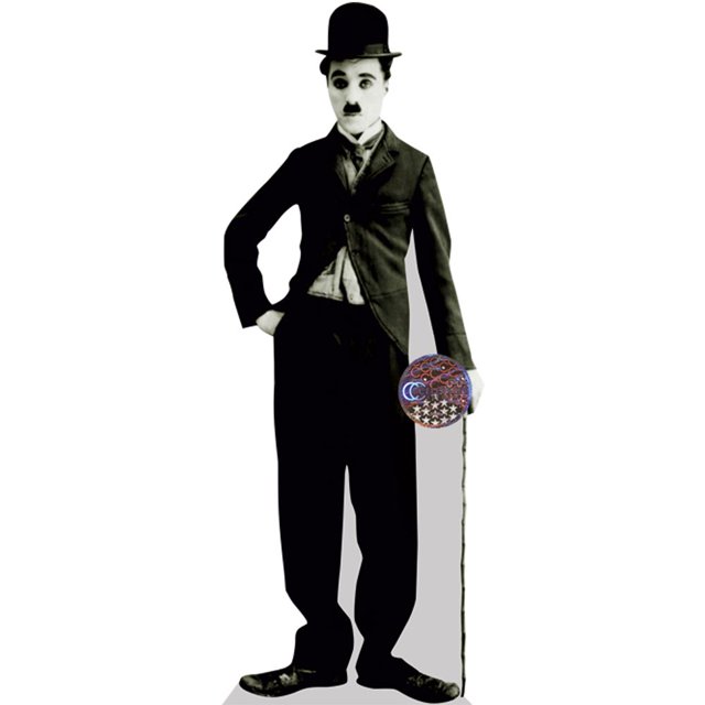 Charlie Chaplin Mini Cardboard Cutout Standee