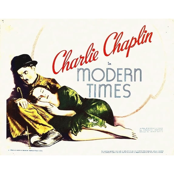 Charlie Chaplin Modern Times Poster Print by Hollywood Photo Archive Hollywood Photo Archive